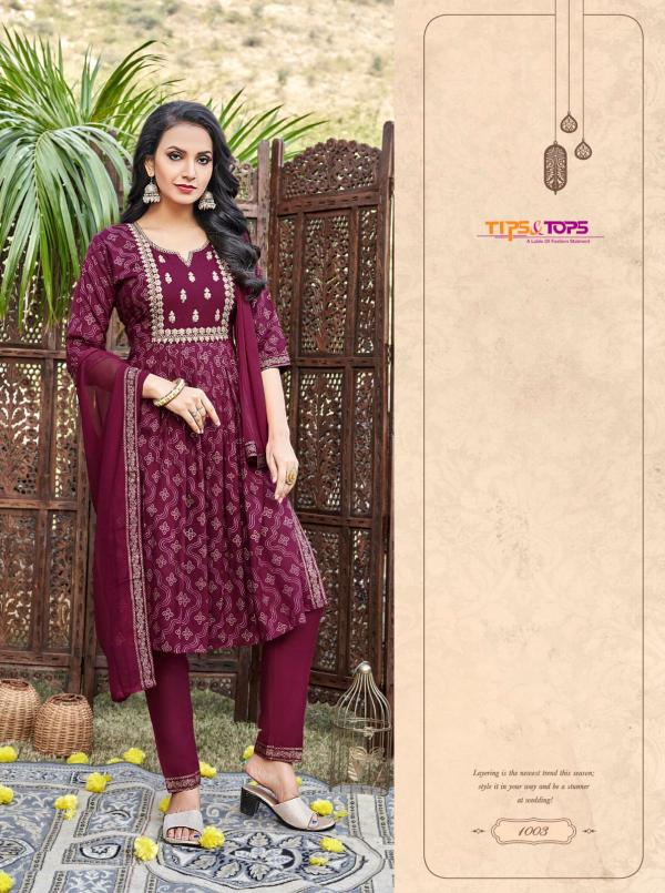 Tips And Tops Gungun Fancy rayon designer Collection